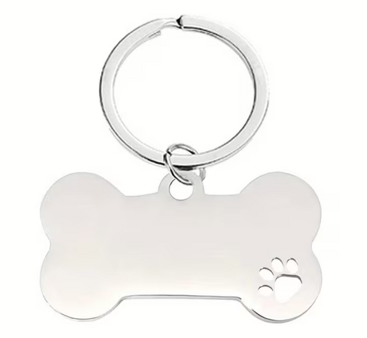 Hundemarke Edelstahl mit Gravur